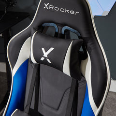 X Rocker | Agility Jr Esport Gaming Chair with Comfort Adjustability for Junior Gamers - Black/Blue