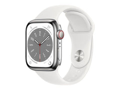 Apple Watch Series 8 (GPS + Cellular) - 41 mm - Silver Stainless Steel