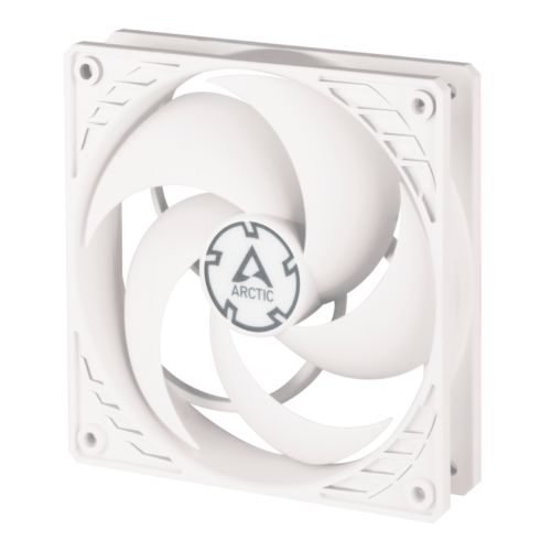 Arctic P12 12cm Pressure Optimised PWM Case Fan, White, Fluid Dynamic