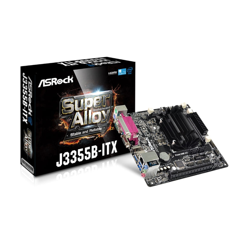 ASRock J3355B-ITX Intel Embedded Celeron J3355 Mini ITX VGA/HDMI Serial/Parallel DDR3L USB 3.1 Motherboard