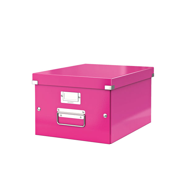 Leitz Click & Store Storage Box Medium Pink 60440023