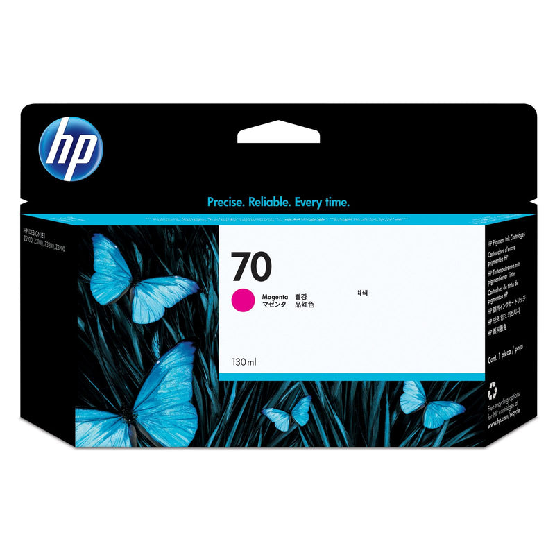 HP 70 Magenta Standard Capacity Ink Cartridge 130ml - C9453A