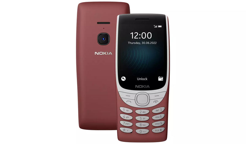 Nokia 8210 4G Dual SIM Mobile Phone - Red