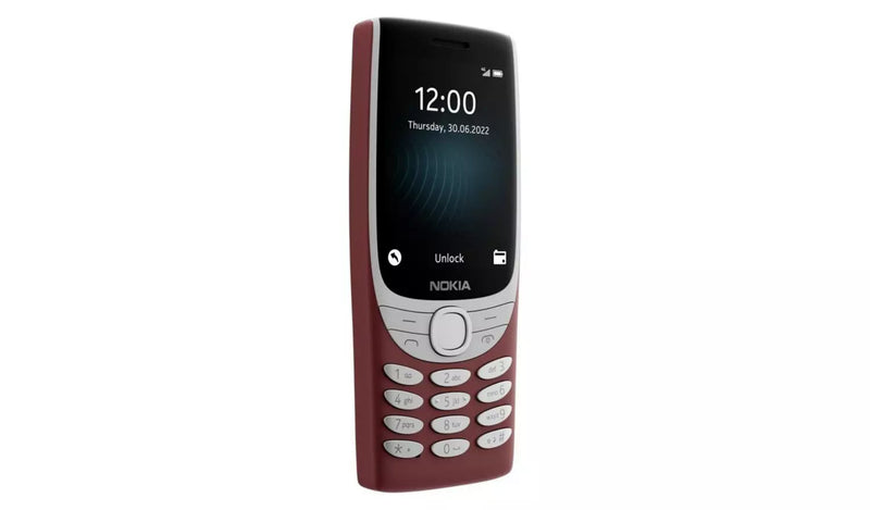 Nokia 8210 4G Dual SIM Mobile Phone - Red