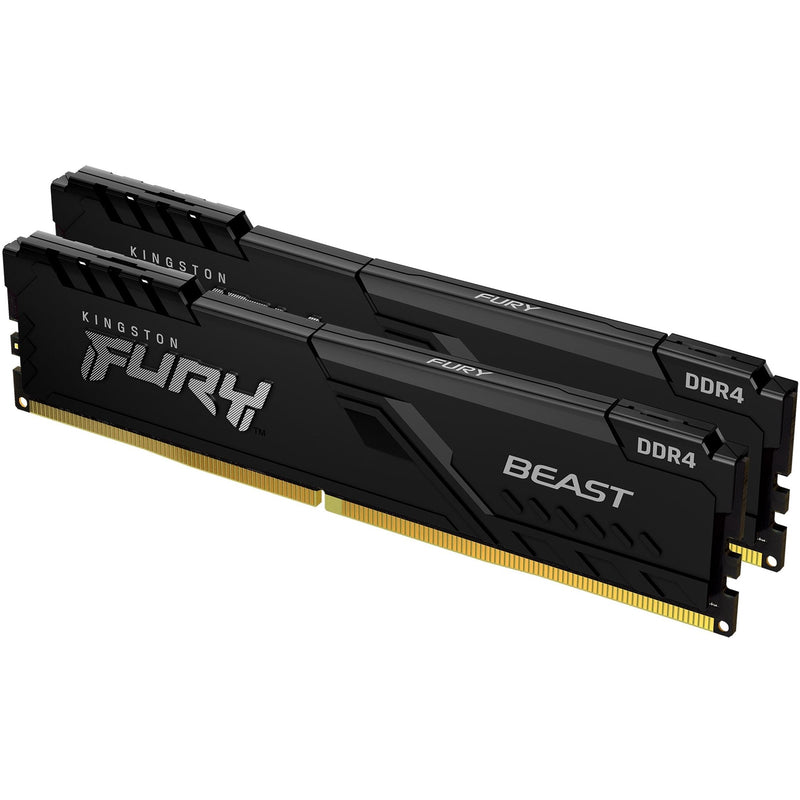 Kingston FURY Beast 16GB (2 x 8GB) 2666MHz DDR4 DIMM System Memory Black Heatsink