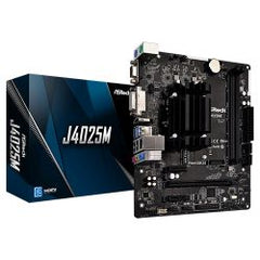 Asrock J4025M, Integrated Intel Dual-Core J4025, Micro ATX, 2 DDR4, VGA, DVI, HDMI