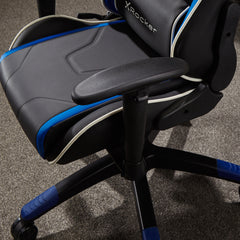 X Rocker | Agility Jr Esport Gaming Chair with Comfort Adjustability for Junior Gamers - Black/Blue