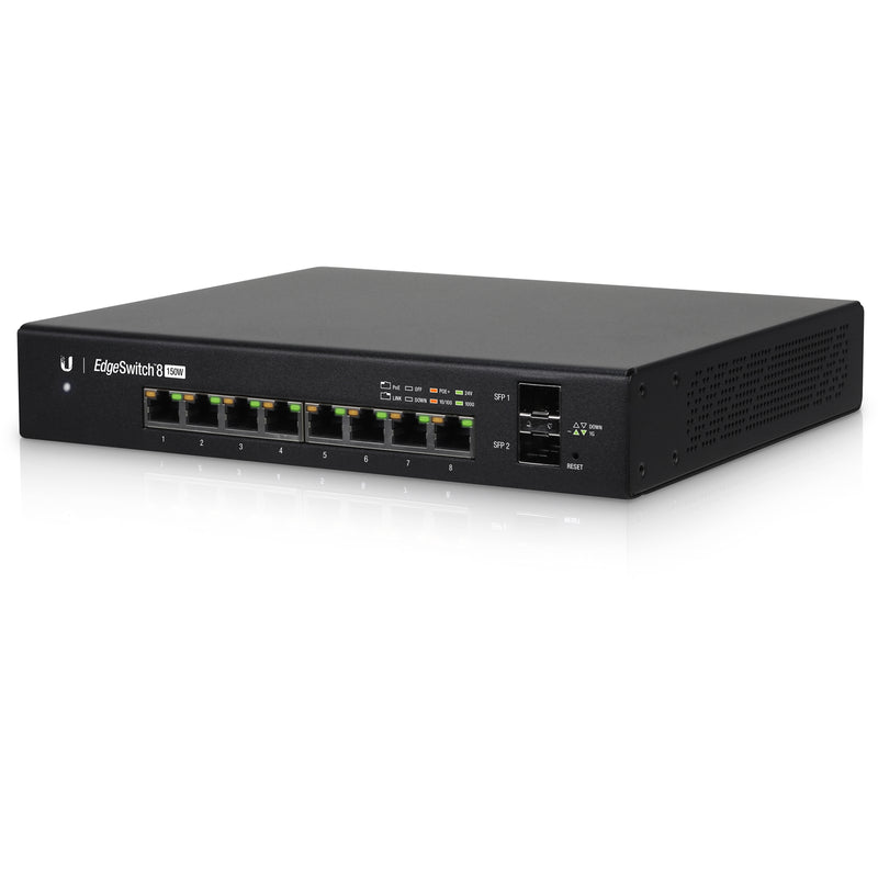 Ubiquiti EdgeSwitch 8 150W Managed PoE+ Network Switch