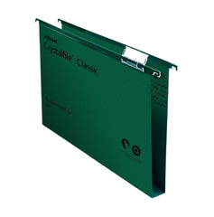 Rexel Crystalfile Classic A4 Suspension File Manilla 30mm Green (Pack 50) 70621