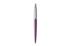 Parker Jotter Ballpoint Pen Victoria Violet/Chrome Barrel Blue Ink Gift Box