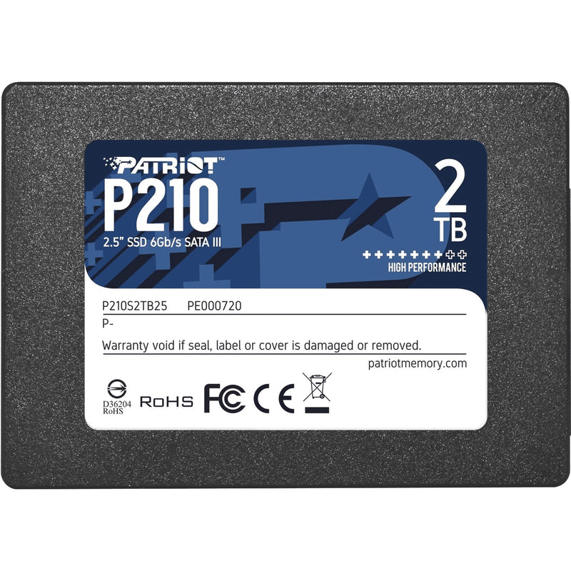 Patriot P210 SSD 2TB SATA 3 Internal Solid State Drive 2.5"