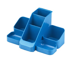 Avery Standard Range Desk Tidy (Blue) with 7 Compartments