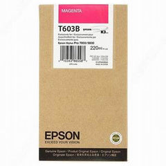 Epson T603B Magenta Ink Cartridge 220ml - C13T603B00