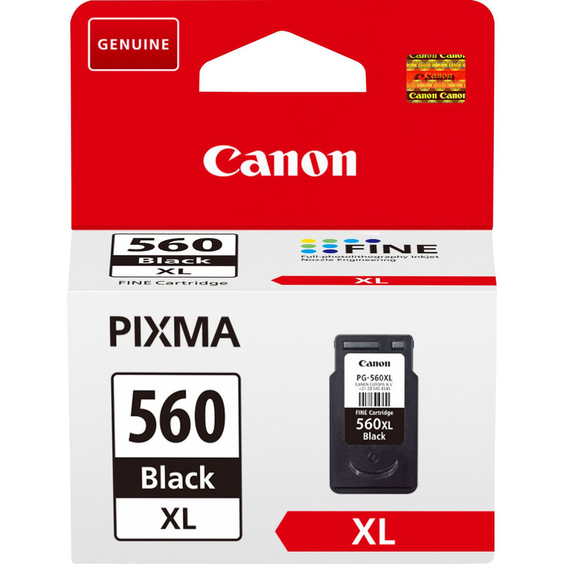 Canon PG560XL Black High Yield Ink Cartridge 14ml - 3712C001