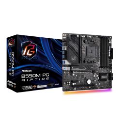 Asrock B550M PHANTOM GAMING RIPTIDE, AMD B550, AM4, Micro ATX, 4 DDR4, HDMI, DP, XFire, 2.5GB LAN, RGB, 2x M.2