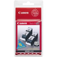 Canon PGI520BK Black Standard Capacity Ink Cartridge 2 x 19ml Twinpack - 2932B012