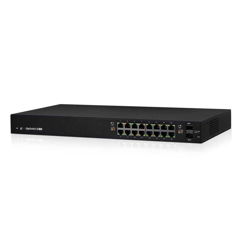 Ubiquiti EdgeSwitch 16 150W Managed PoE+ Network Switch