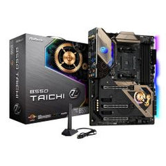 Asrock B550 TAICHI, AMD B550, AM4, ATX, 4 DDR4, HDMI, DP, XFire, AX Wi-Fi, 2.5GB LAN, PCIe4, RGB Lighting, M.2