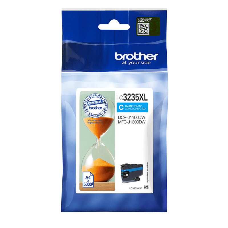 Brother Cyan High Capacity Ink Cartridge 5K pages - LC3235XLC