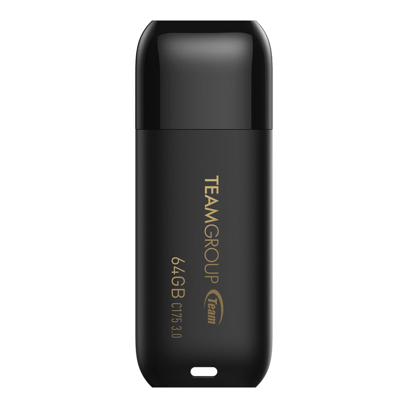 Team C175 64GB USB 3.2 Flash Drive - Black