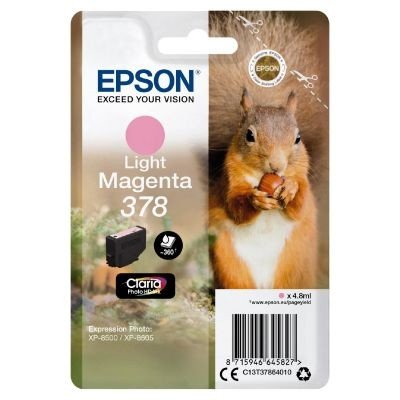 Epson 378 Squirrel Light Magenta Standard Capacity Ink Cartridge 5ml - C13T37864010