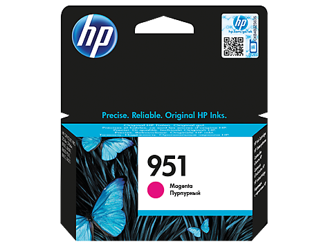 HP 951 Magenta Standard Capacity Ink Cartridge 700 pages for HP OfficeJet Pro 251/276/8100/8600/8610/8620 - CN051AE