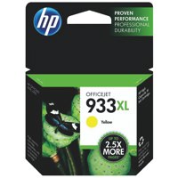 HP 933XL Yellow High Yield Ink Cartridge 9ml for HP OfficeJet 6100/6600/6700/7110/7510/7612 - CN056AE