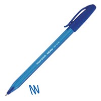 Paper Mate InkJoy 100 Ballpoint Pen 1.0mm Tip 0.7mm Line Blue (Pack 50)