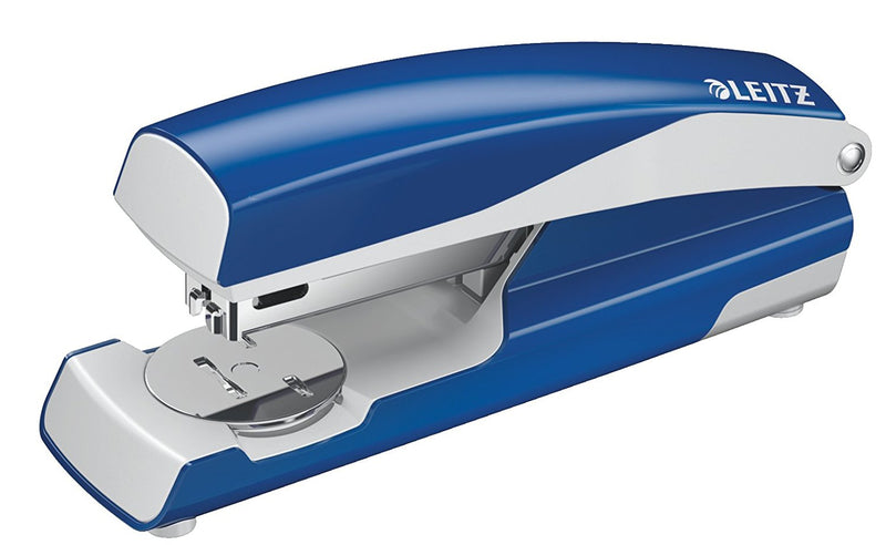 Leitz 5502 NeXXt Half Strip Stapler Metal 30 Sheet Blue 55020035