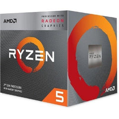 AMD Ryzen 5 5600G CPU with Wraith Stealth Cooler, AM4, 3.9GHz (4.4 Turbo), 6-Core, 65W, 19MB Cache, 7nm, 5th Gen, Radeon Graphics