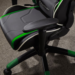 X Rocker | Agility Jr Esport Gaming Chair with Comfort Adjustability for Junior Gamers - Black/Green