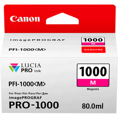 Canon PFI1000M Magenta Standard Capacity Ink Cartridge 80ml - 0548C001