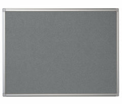 Bi-Office Maya Grey Felt Noticeboard Aluminium Frame 2400x1200mm DD