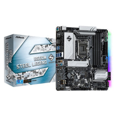 ASRock B560M Steel Legend Intel Socket 1200 Micro ATX DisplayPort/HDMI M.2 USB 3.2 Motherboard