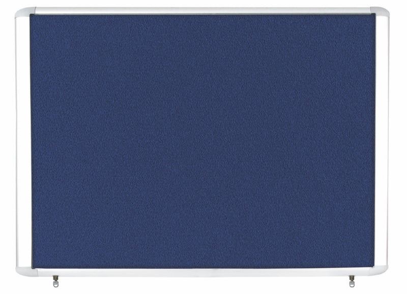 Bi-Office Outdoor Blue Felt Lockable Noticeboard Display Case 8 x A4 978x670mm DD