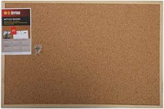 Bi-Office Cork Noticeboard Pine Wood Frame 900x600mm