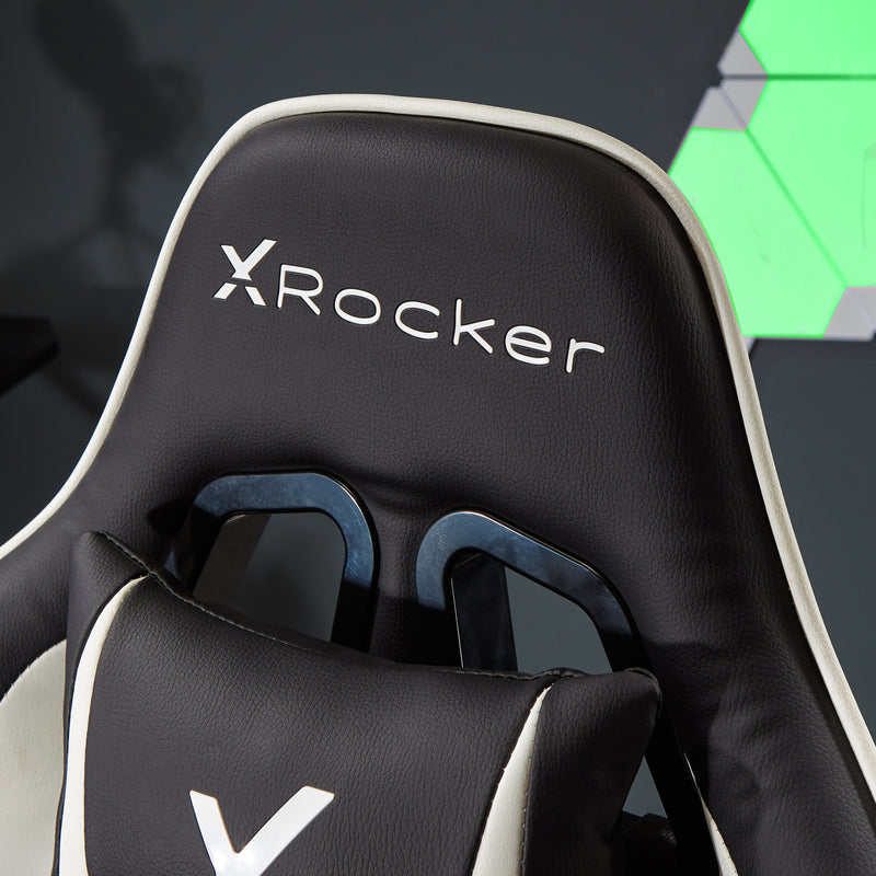 X Rocker | Agility Jr Esport Gaming Chair with Comfort Adjustability for Junior Gamers - Black/Green