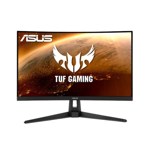 Asus 27" TUF Curved Gaming Monitor (VG27VH1B), 1920 x 1080, 1ms, VGA, HDMI, 165Hz, ELMB, FreeSync, VESA