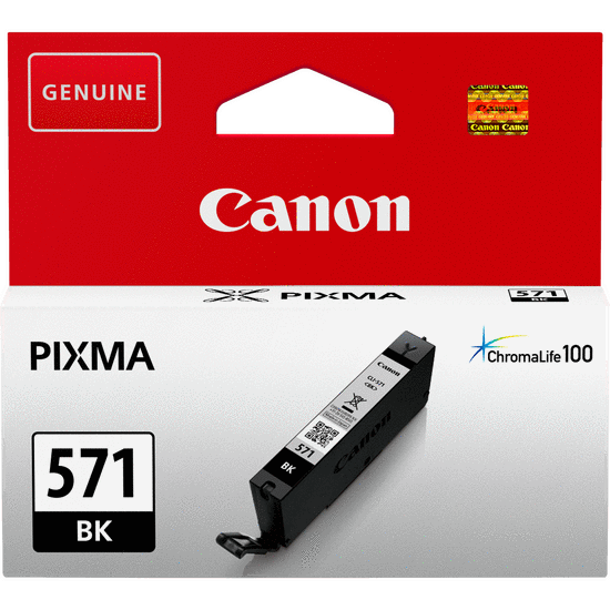 Canon CLI571BK Black Standard Capacity Ink Cartridge 7ml - 0385C001