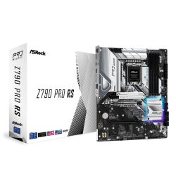 Asrock Z790 PRO RS, Intel Z790, 1700, ATX, 4 DDR5, HDMI, DP, eDP, 2.5G LAN, PCIe5, RGB, 4x M.2