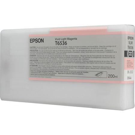 Epson T6536 Light Magenta Ink Cartridge 200ml - C13T653600