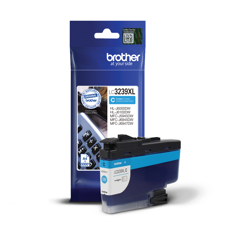 Brother Cyan High Capacity Ink Cartridge 50ml - LC3239XLC