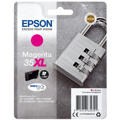 Epson 35XL Padlock Magenta High Yield Ink Cartridge 20ml - C13T35934010