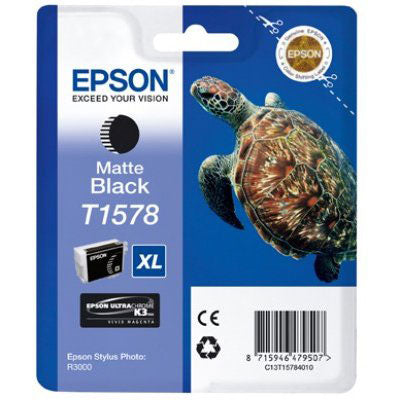 Epson T15778 Turtle Matte Black Standard Capacity Ink Cartridge 26ml - C13T15784010