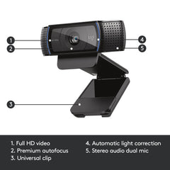 Logitech HD Pro C920 Webcam