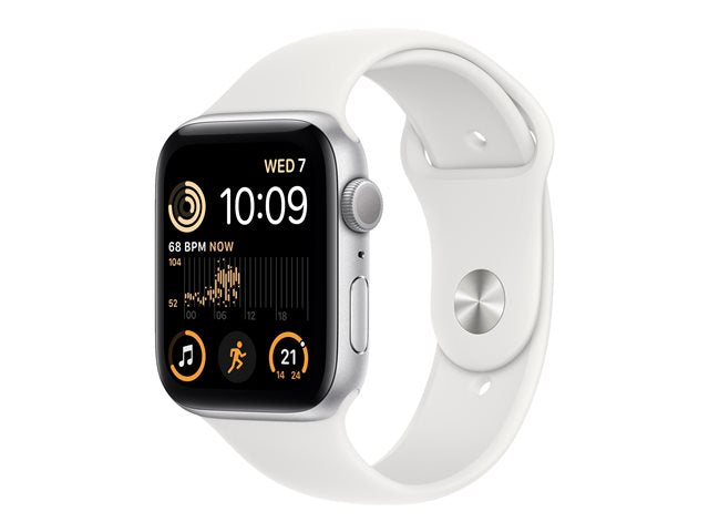 Apple Watch SE (GPS) - 2nd generation - 44 mm - Silver Aluminium