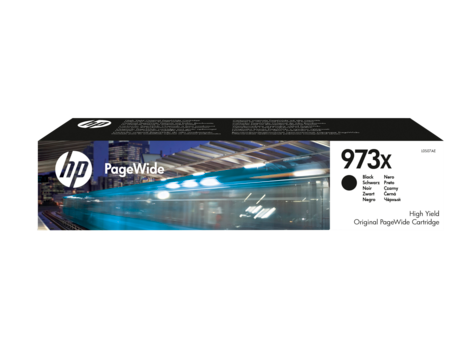 HP 973X Black High Yield Ink Cartridge 183ml for HP PageWide Pro 452/477 - L0S07AE