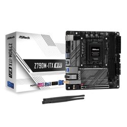 Asrock Z790M-ITX WIFI, Intel Z790, 1700, Mini ITX, 2 DDR5, HDMI, DP, eDP, Wi-Fi 6E, 2.5G & GB LAN, PCIe5, 2x M.2