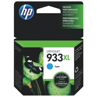 HP 933XL Cyan High Yield Ink Cartridge 9ml for HP OfficeJet 6100/6600/6700/7110/7510/7612 - CN054AE