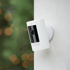 Ring Stick Up Cam Smart Security - White (Battery Operated)